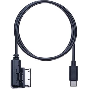 Unifizz AMI to USB C Music Interface MP3 Adapter Audio Adaptor Compatible for A-u-di A3, A4, S4, A5, S5, S6, A8, S8, A8-L, Q3 Q5, Q7, TT, R8, for VW for Je-TTA, Golf Mk6,for Touareg 1.63ft
