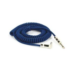 PM-204BL Heavy Duty Vintage Coiled 20' ft Guitar & Instrument Cable