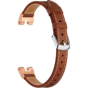 Compatible for Garmin Lily Band,Leather Wristband Adjustable Replacement Slim Accessory Fit for Garmin Lily Smartwatch Women Dressy