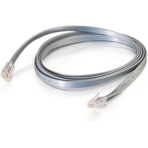 C2G 02978 RJ45 8P8C Crossed/Rollover Modular Cable ، Silver (7 ver ، 2.13 ment) in Kuwait