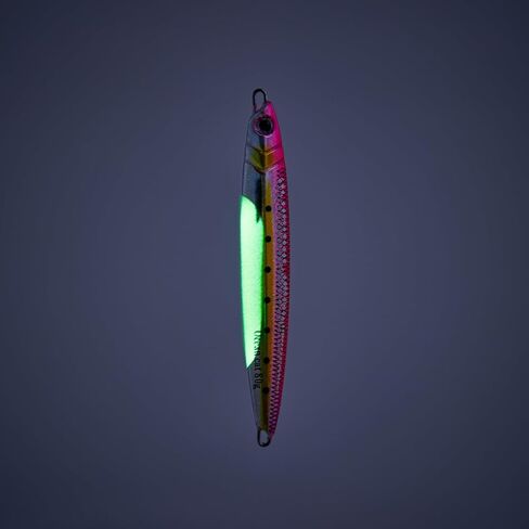 Ocean Cat Long Long Fall Fall Pitch Fishing Jigs Lures الرصاص المعدني شاطئ الرأسي الطعم القفز مع Hook Hook for Saltwater Wathwater Fishwing 20g 40g 60g 80g in Saudi Arabia