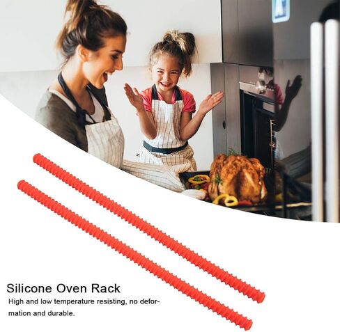 Bordstract 2pcs درع رف فرن السيليكون ، معزول بالحرارة ، تجنب حفر حارس حرس الحرس الساخن حرس ميكروويف للحماية للحماية ضد in Kuwait
