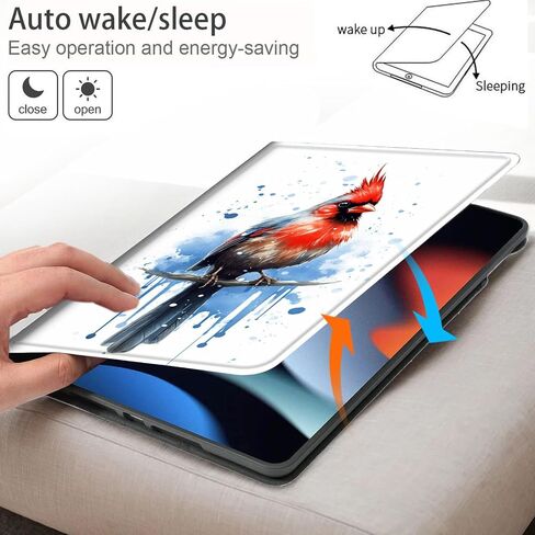 Bxgolkgd Tablet Case for iPad 10.2 Inch (9th/8th/7th Gen,2021/2020/2019),Shockproof Stand Cover with Heat Dissipation,Auto Wake/Sleep Function,Sunflower Butterfly in Kuwait