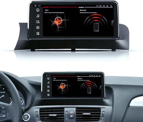 Android 13 Wireless Carplay Car Radio Multimedia Player for BMW X3 F25 X4 F26 2011 2012 2013 in Kuwait