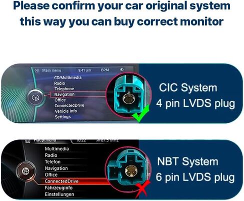 Android 13 Wireless Carplay Car Radio Multimedia Player for BMW X3 F25 X4 F26 2011 2012 2013 in Kuwait