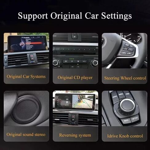 Android 13 Wireless Carplay Car Radio Multimedia Player for BMW X3 F25 X4 F26 2011 2012 2013 in Kuwait