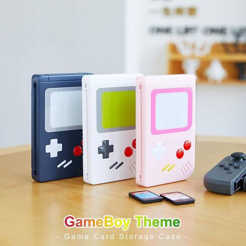 لعبة Leyu Smart Game Case لـ Nintendo Switch & Switch Lite ، وتخزين بطاقات لعبة Slot 10 و 10 Slot SD Card Protection و Slim and Portable (Pink) in Saudi Arabia