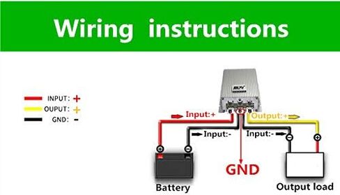 New Heavy Duty Voltage Converter Regulator DC/DC DC 12V Step-up to DC 48V 15A 720W Car Truck Power Boost Transformer (15A 720W) in Saudi Arabia