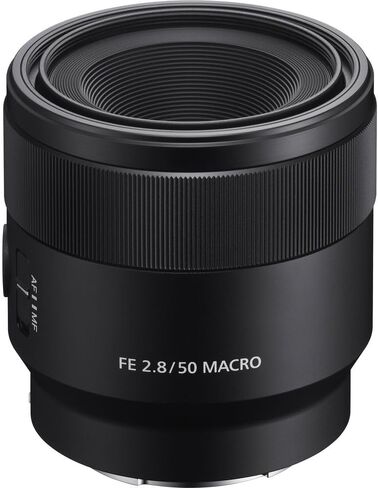 Sony Fe 50mm F/2.8 Macro Lens (SEL50M28) + Cleaning Kit + Lens Filter Kit + Lens Cap (متجدد) in Saudi Arabia