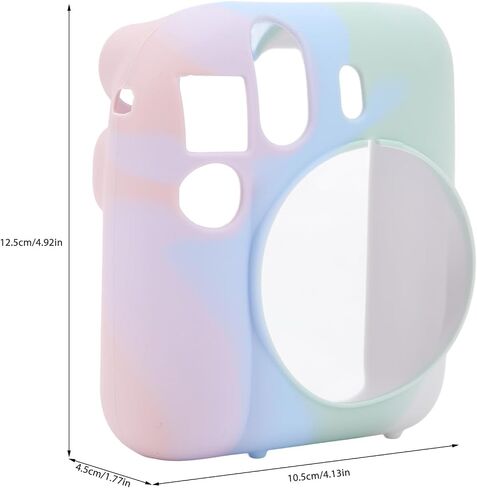 علبة السيليكون الواقية لكاميرا Instax Mini 12 ، قشرة الإسكان الناعمة رقيقة رفيعة للوزن الخفيف للوزن ل instax mini 12 ، الكاميرا من المطبات ، الغبار ، الزلات ، in Kuwait
