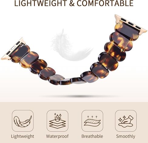 سوار راتنج السلحفاة المسدود و CASE متوافق مع Apple Watch Band 40mm 38mm 41mm 42mm 44mm 45mm النساء ، وأشرطة خفيفة الوزن لطيفة أزياء معصم مرنة لسلسلة IWatch 9 8 7 6 5 4 3 2 1 SE in Kuwait