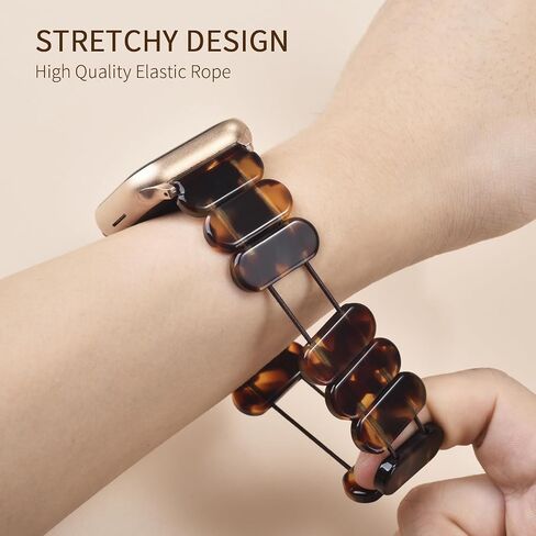 سوار راتنج السلحفاة المسدود و CASE متوافق مع Apple Watch Band 40mm 38mm 41mm 42mm 44mm 45mm النساء ، وأشرطة خفيفة الوزن لطيفة أزياء معصم مرنة لسلسلة IWatch 9 8 7 6 5 4 3 2 1 SE in Kuwait