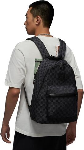 Jordan MA0758-KK2 Nike Monogram Backpack (20L) MONOGRAM BACKPACK, Black, Free Size in Saudi Arabia
