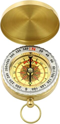 Camping Survival Compass Glow in The Dark Military Compass Survival Gearfor for Hiking, Camping,Backpacking, Outdoor Activities in Saudi Arabia