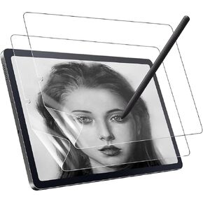 [2 Pack] Paper-Feel Screen Protector for OnePlus Pad 2 12.1 Inch, Anti-Glare/Writing Smooth PET Protective Film for S-Pen - Matte