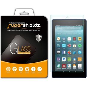 Supershieldz Designed for Fire 7 Tablet 7 inch (Tempered Glass) Screen Protector, (9th and 7th Generation, 2019 and 2017 Release) 0.33mm, Anti Scratch, Bubble Free