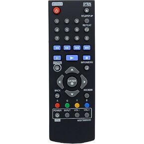 AKB73896401 Remote Control Replacement for LG Blu-ray Disc DVD Player BPM25 BPM34 BPM35 UP870 UP875 BP250-N BP255-N BP340 BP350-N UP870-N