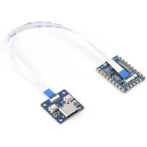 ESP32-S3 Mini Development Board, Based on ESP32-S3FH4R2 Dual-Core Processor, 240MHz Running Frequency Onboard 2MB PSRAM& 4MB Flash Memory, 2.4GHz W-i-F-i&Blue-Too-th LE (with USB Port Adapter)