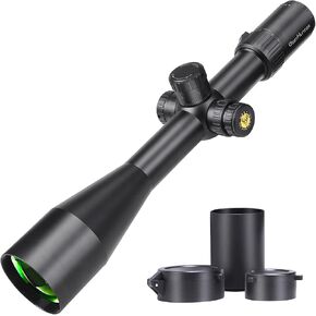 WestHunter Optics TD 5-30x56 SFIR FFP Precision 1/10 MIL Riflescope for Competition Shooting, Zero Stop Turret Red Illuminated First Focal Plane, 34mm Tube Tactical Rifle Scope for Long Range Hunting