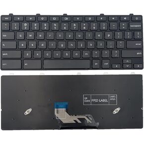 Laptop Replacement US Layout Keyboard for Dell Chromebook 13 3380 11 3180 3189 3380 Education 2-in-1 0850FT 0HNXPM 05XVF4 0343nn