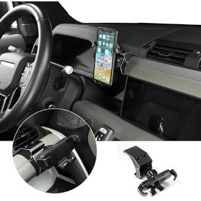 YIWANG Alumium Alloy Dashboard Side Mobile Phone Holder Trim for Land Rover Defender 90 110 2020-2022 Car Accessories (Style J)