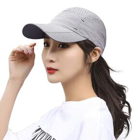 Men Women Baseball Cap Adjustable Plain Sport Hat Breathable Mesh Sun Hat
