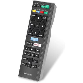 Gvirtue Remote for Sony Blu-Ray Remote and Sony Player BD Disc 3D Streaming 4K Ultra HD UHD HDR Home Theater BDP Series Player RMT-VB100U RMT-VB201U with Netflix