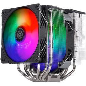SilverStone Technology Hydrogon D140 ARGB Dual-Tower CPU Cooler, Now with LGA1700 & LGA1851 Support, SST-HYD140-ARGB