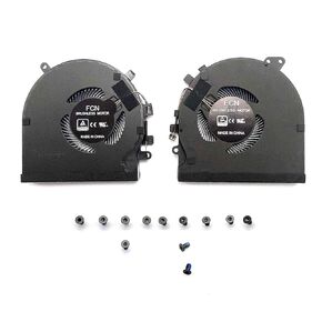 BestParts CPU+GPU Cooling fan Replacement for Razer Blade 15" Base (2021) | RZ09-0369, P/N: DFS501105PR0T DFS5K121142621, with 12x Bottom Cover Screws