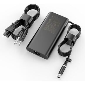 GaN 180W 9.23A 19.5V Charger Adapter Compatible with Dell Precision 7680 7670 7770 7780 LA180PM210 HA180PM210 DA180PM210 AC Power Supply Adapter