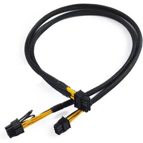 10PIN to Dual 8PIN(6+2) Power Supply Adapter Cable for HP DL380 G8 G9 and GPU 50CM