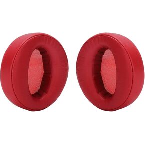 Ear Pads Cushion Replacement for Sony MDR?XB950BT, PU Leather Headphone Earpads Replacement Parts, Comfortable to wear(red)