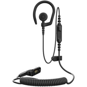 Motorola Solutions PMLN8337A PMLN8337 - Motorola 1-Wire, IMPRES Single Earbud with Removable Earhook, Black