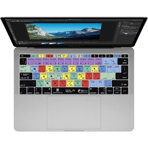 KB Covers for Photoshop | Shortcut Keyboard Cover Compatible with 13" MacBook Pro 2016+ & 12" MacBook 2015+ | Ultra Thin Dust Water & Dirt Resistant Skins