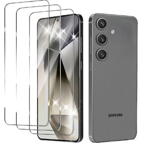 for Samsung Galaxy S25 Plus Screen Protector, 3 Pack Tempered Glass for Samsung Galaxy S25 Plus, HD Clear, Scratch Resistant
