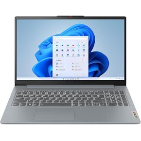 Lenovo IdeaPad Slim 3 15AMN8 Laptop 2024, 15.6" FHD IPS, AMD Ryzen 5 7520U 4-Core, AMD Radeon Graphics, 8GB LPDDR5 512GB SSD, Backlit Keyboard, Fingerprint, Wi-Fi 6, Win11 Pro, COU 32GB USB