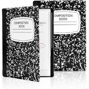Case for 11.8" Remarkable Paper Pro Color Tablet 2024 Released with Pen Holder, Nib Storage, Auto Wake/Sleep, Ergonomic Design for Book Folio Lightweight Hard Protective Cover (Black Notebook)