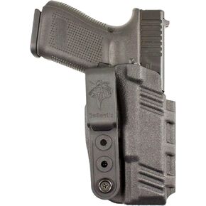DeSantis Slim-Tuk - IWB Holster for Men and Women, Pistol Holster for Concealed Carry, Suitable for Appendix Wear, Ambidextrous, Made with Kydex, Adjustable Tension, Tuckable 360 C-Clip