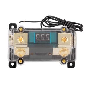 Car Audio Holder, Audio Power Holder Stereo Distribution Block Box Digital Display(150A)