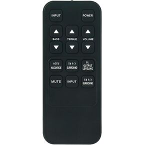 Replacement Remote Control Applicable for ZVOX Audio SB380 SB400 SB500 SB700 555 580 TV Speaker Soundbar System