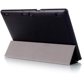 Custer PU Leather Case Cover for Lenovo Tab 3 10 Business TB3-X70F TB3-X70N/Tab 3 10 Plus/Tab 10 TB-X103F/Tab 2 X30F X30M A10-30F A10-30L A10-70F A10-70L - Black