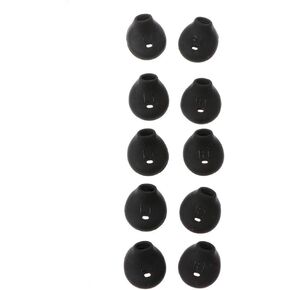 10Pcs Black Soft Silicone Ear Pads Eartips, Compatible for WI-SP500, for Samsung S7 S6 Edge 9200 Level U in-Ear Headphones Earphone Earpads and Accessories,Headphones,Headphone Earpads