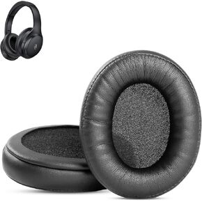 Replacement Earpads Cushion Compatible with Taotronics SoundSurge 90/TT-BH090 SoundSurge 85 Headphones Premium Ear Pads with Softer Protein Leather/Memory Foam