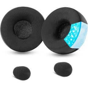Cooling Gel Ear Pads Replacement Ear Cushions Compatible with Sennheiser MB Pro 1 Pro 2 UC ML/Logitech H820e H570e H650e Wireless Stereo USB PC Headphone Ear Cups Cushions Repair Parts