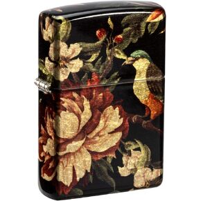 Zippo Lighter: Peonies Flowers and Birds - 540 Fusion 46095