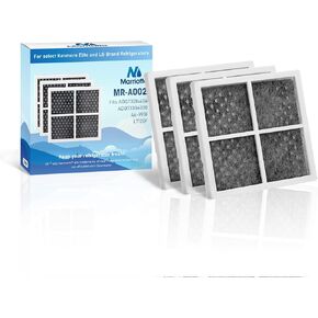Marriotto LT120F استبدال مرشح الهواء الثلاجة لـ LG LT120F ، Kenmore Elite 469918 ، 9918 ، ADQ7334008 ، ADQ73214402 ، ADQ73214404 ، 3 Pack