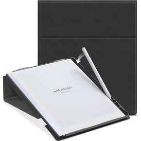 E NET-CASE Case for Remarkable 2 10.3 inch Digital Paper (2020 Released) Vertical, 360 Degree Rotating Stand Cover for Remarkable 2 10.3 inch Digital Paper,with Pencil Holder (Black)