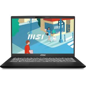MSI Modern 15 H AI C1MTG Business Laptop, 2025, 15.6" 1920 x 1080 Touch, Intel-16 Core Ultra 9 185H, 32GB DDR5, 1TB SSD, Win11 Home, Backlit KB, Wi-Fi 6E, BT 5.3, 720p HD Camera, Classic Black in Kuwait