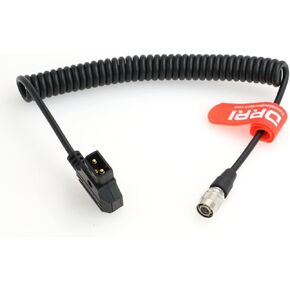 DRRI SmallHD AC7 OLED / DP7 Monitor Hirose 4 Pin Female to D-Tap Power Cable
