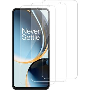 3 Pack for OnePlus Nord N30 5G / CPH2513 / CPH2515 Tempered Glass Screen Protector, Scratch-Proof, Bubble-Free,HD Transparent, 9H Hardness,Bubble Free,Case Friendly